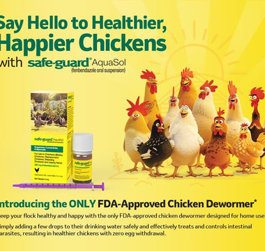 Safe-Guard AquaSol Chicken Dewormer: FDA Approved with Only 5-Day Egg Withdrawal