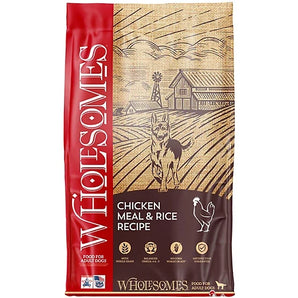Wholesomes Chicken Adult Dry Food Dog Meal & Rice - (40lb)