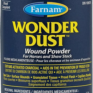 Farnam Wonder Dust Wound Powder for Horses and Show Stock 4 oz.