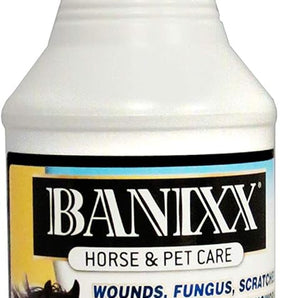 Banixx Horse Pet Care Wounds Infections Antifungal Spray 32 oz. Economy Multi-Pet USA Made