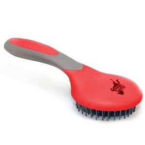 Happy Horse Mane & Tail Brush Red Ball Tip Pin Bristles Detangler Comfort Handle