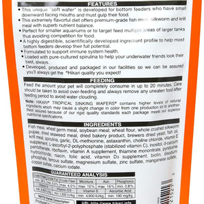 Hikari Tropical Sinking Wafers for Catfish, Loaches and Bottom Feeders 3.88 oz