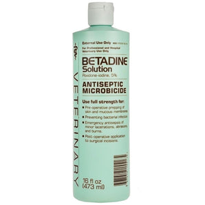 Betadine Solution 5.0% 16 oz – Topical Cleansing Solution – Avrio Health