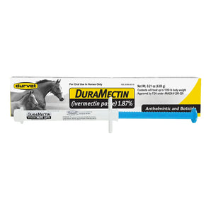 Durvet Duramectin Ivermectin Paste 1.87% Horse Dewormer 6.08g