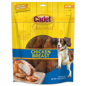 Cadet Premium Oven Roasted Gourmet Chicken Breast Dog Treats 14 oz.