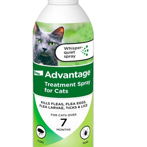 Advantage Cat Flea Treatment Spray Kills Fleas & Ticks 8 oz.