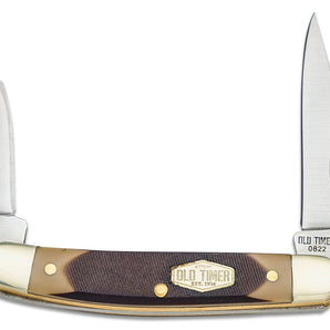Old Timer Minuteman 2-3/4" Pocket Knife 2 Blade Sawcut Delrin Handle