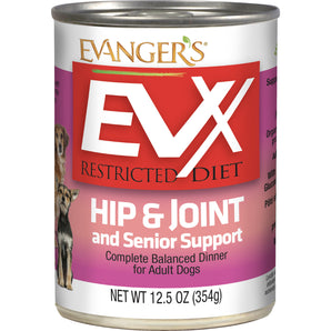 EVX Restricted Diet Hip & Joint Senior Support Dog Food 12.5 oz