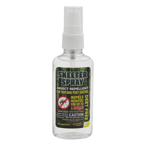 Skeeter Spray Insect Repellent Deet-Free Mosquito Tick Protection Travel Size 60ml
