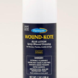 Farnam Wound-Kote Blue Lotion Spray for Animals 7 oz.