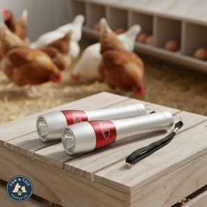Little Giant LED Egg Candler for Hatching Eggs Poultry Incubator Candler 2-Pack