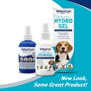 Vetericyn Plus Hydro Gel All Animal Wound & Skin Care Pets Cuts Abrasions 3 oz.