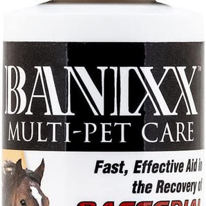 Banixx Wounds Infections Antifungal Hoof Care Travel Size 2 oz. Thrush White Line Pocket First Aid