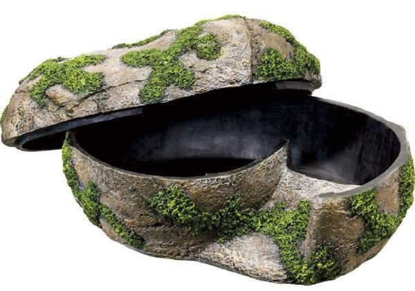 Zilla Rock Lair Naturalistic Reptile Hideaway Terrarium Accessory, Large