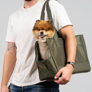 Olive Green Pet Tote Bag
