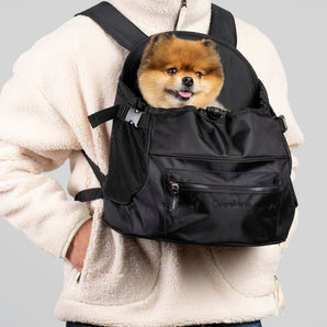 Premium All-Black Pet Backpack