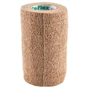 Wrap-It-Up 4" Self Cohesive Flexible Bandages Pets Animals & Humans 3-Pack Tan