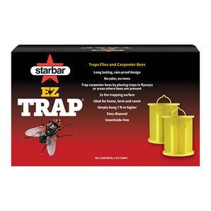 Starbar EZ Fly Trap Odor-Free Sticky Glue Trap Twin Pack Indoor Outdoor 2-Pack