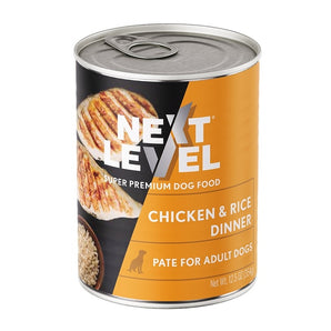 Next Level Super Premium Chicken & Rice Dinner Wet Adult Dog Food 12.5 oz.