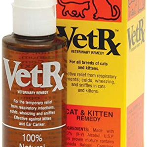VetRx Cat Kitten Respiratory Treatment Natural Congestion Allergy Relief 2 oz.