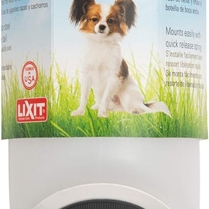 Lixit Wide Mouth Water Bottle Toy Breeds Small Dogs BPA Free Steel Tube Premium 16oz Capacity