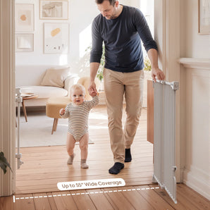 Boundless R30 ProFlex | Removable No-Trip Baby Gate for Stairs