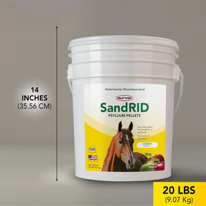 Durvet Equine Sandrid Psyllium Pellets 20 lbs. Apple Flavor