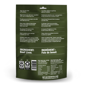 PureBites Beef Freeze Dried Liver Dog Treats