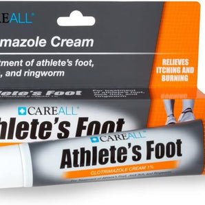 CareAll Clotrimazole 1% Antifungal Cream USP 1 oz Athlete's Foot Ringworm 3PCK