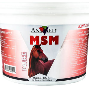 AniMed Pure MSM Horse Joint Supplement Horse Care Support USA Made 5lb.