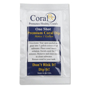 CoralRX One Shot Coral Dip Aquarium Coral Cleaner 1 mL