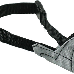 Jorvet Nylon Pet Muzzle, Adjustable and Breathable Soft Muzzle, XS Size