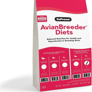 ZuPreem AvianBreeder FruitBlend Bird Food Breeding Nutrition Natural Flavors 40lbs.
