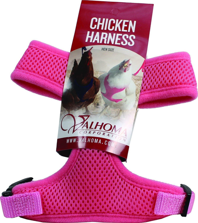 Valhoma Mesh Chicken Hen Harness, Hot Pink Small