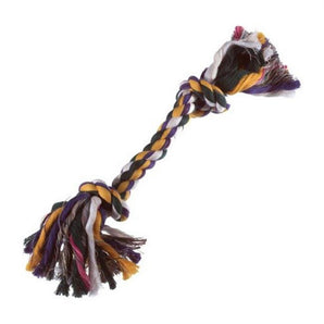 Boss Pet Medium Multi-Color Rope Bone Dog Toy Cotton Tug Chew Fetch Durable