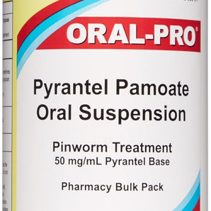 Oral Pro Pyrantel Pamoate Suspension 16 oz Vanilla - Pinworm Treatment Dewormer