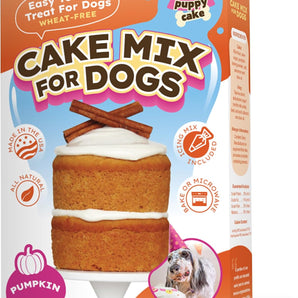 Puppy Cake Wheat-Free Pumpkin Cake Mix and Frosting Dog Treats 9 oz.