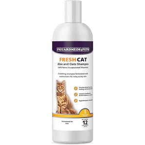 Piccardmeds4pets Fresh Cat Aloe and Oats Shampoo 12 oz.