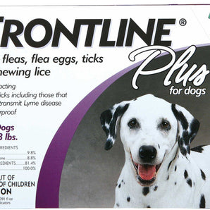 Frontline Plus Dogs 45-88 lbs Flea Tick Treatment Kills Eggs & Larvae 3 Pack