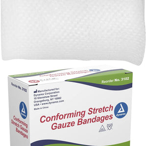 Dynarex Stretch Gauze Bandages, Non-Sterile 1 Box