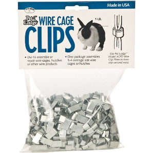Pet Lodge Wire Cage Clips for Small Animal Cages 2-Pack