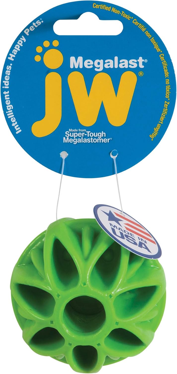 JW Megalast Ball Dog Toy, Medium