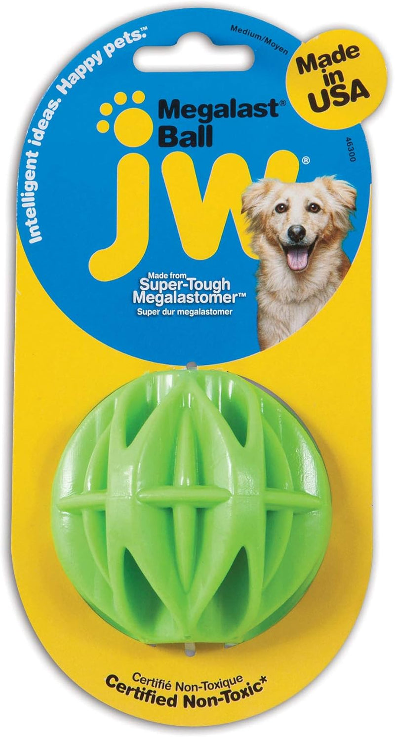 JW Megalast Ball Dog Toy, Medium