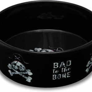 Loving Pets Dolce Moderna Bowl Bad to the Bone, 2.12 Cups Small