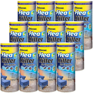 Enforcer Flea Killer For Carpets Multiple Insects Powder 20 oz. 12-Pack