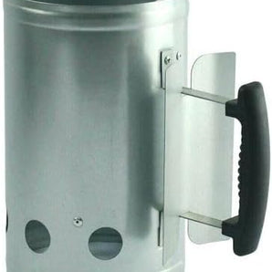 21st Century Steel Charcoal Starter Lights Charcoal Without Fluid Uses Newspaper