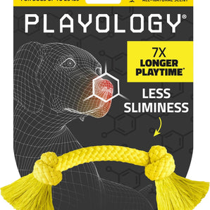 Playology Dri-Tech Rope Dog Toy Chicken Scent, Small Interactive Chew & Tug Toy 25-Pack – Wholesale Bundle!