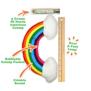 Meowijuana Rainbow Kicker Catnip Cat Toy