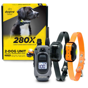 Dogtra 280X Remote Dog Trainer 1/2-Mile Range 2-Dig Unit Waterproof LED