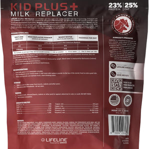 Lifeline Kid Plus+ 6 Lb Milk Replacer 23% Protein Goat Kids Lifepulse